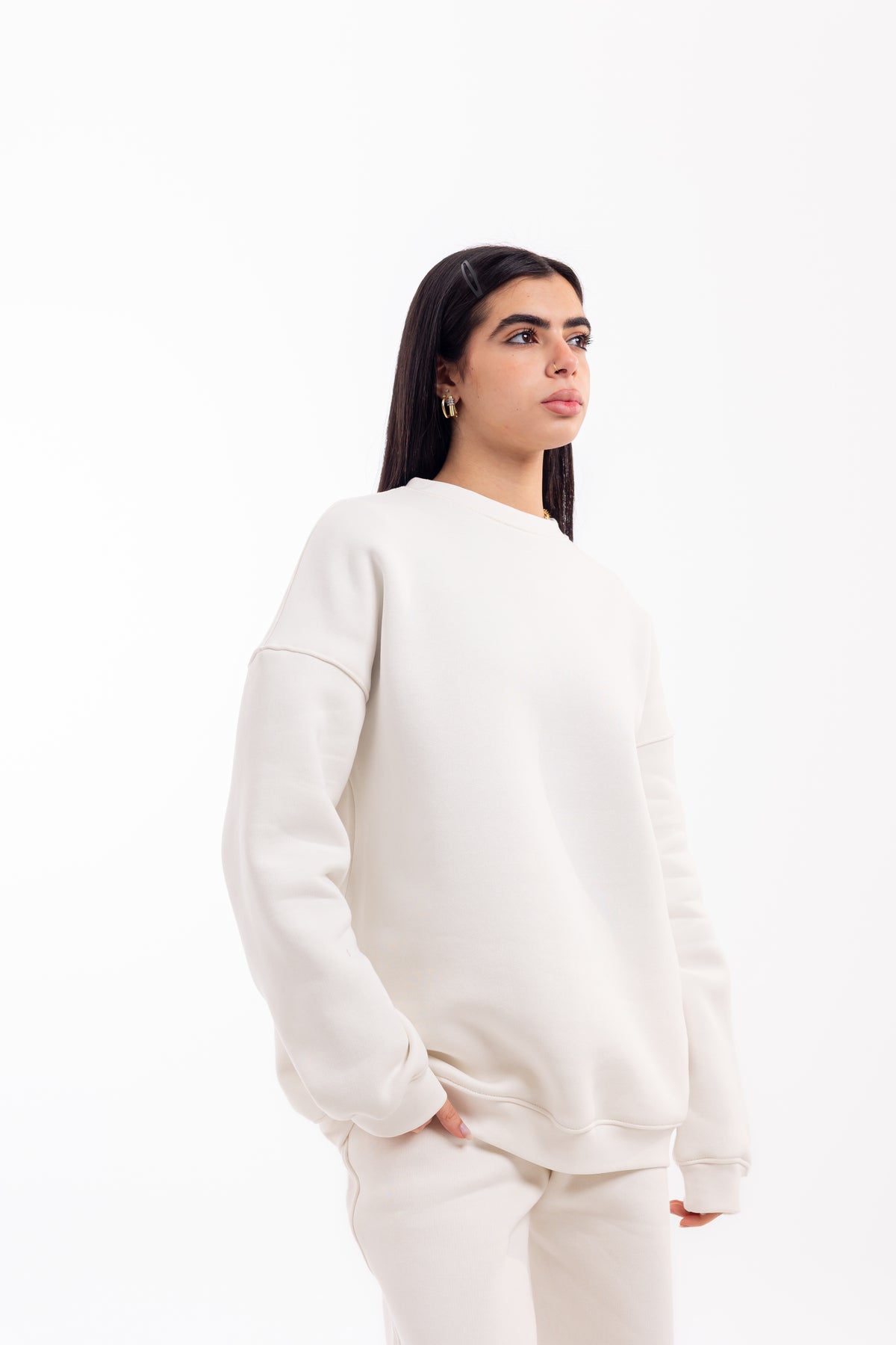 Crew Neck Sweatshirt.