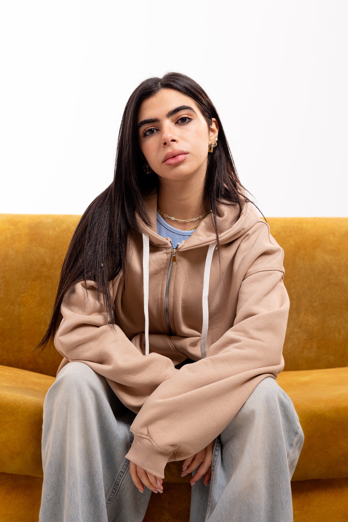 Zip-Up Hoodie.
