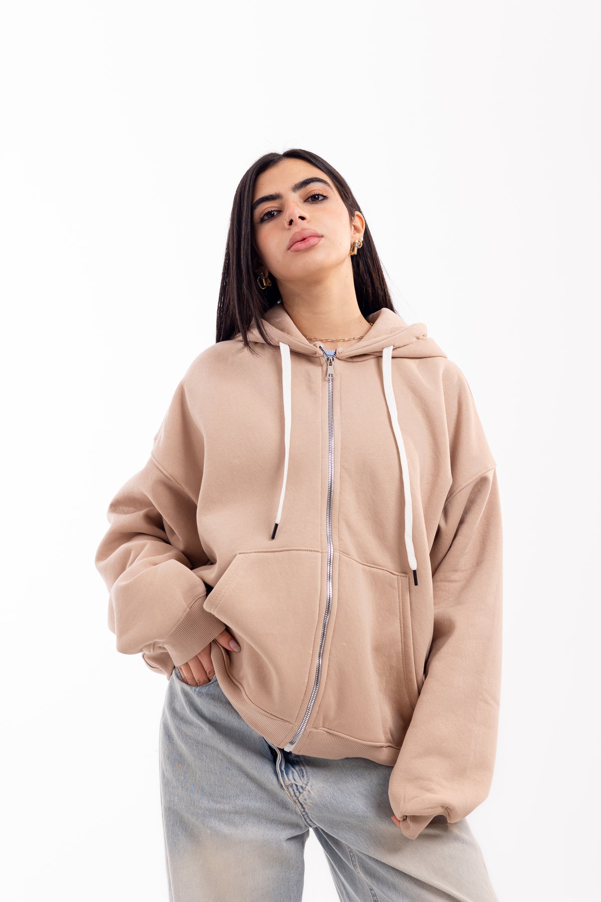 Zip-Up Hoodie.