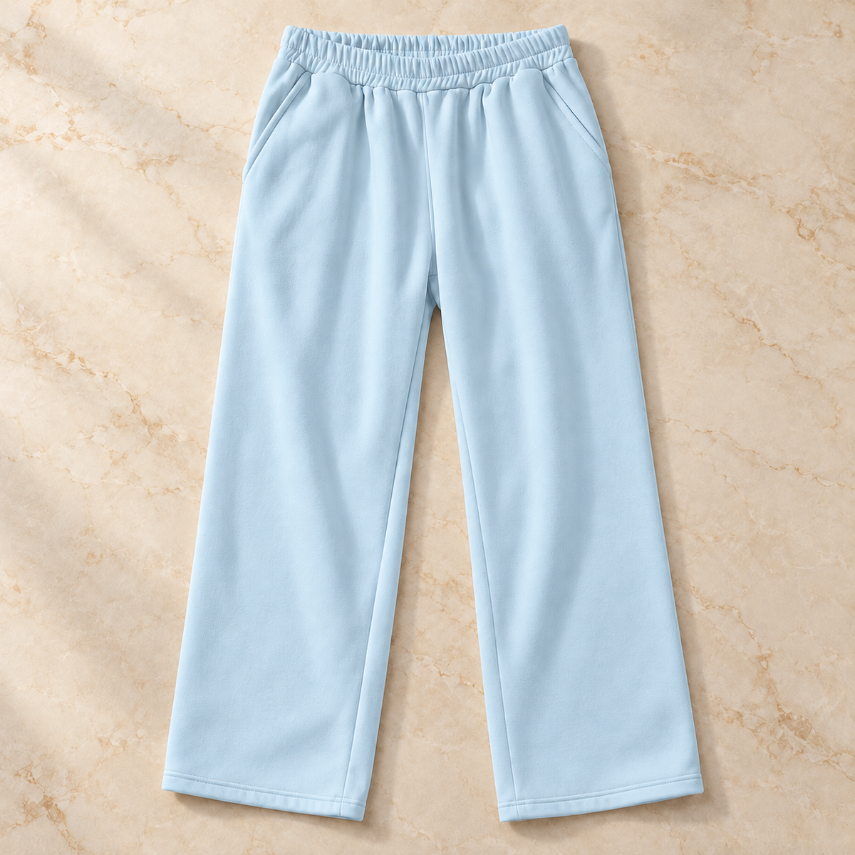Wide-Leg Sweatpants.