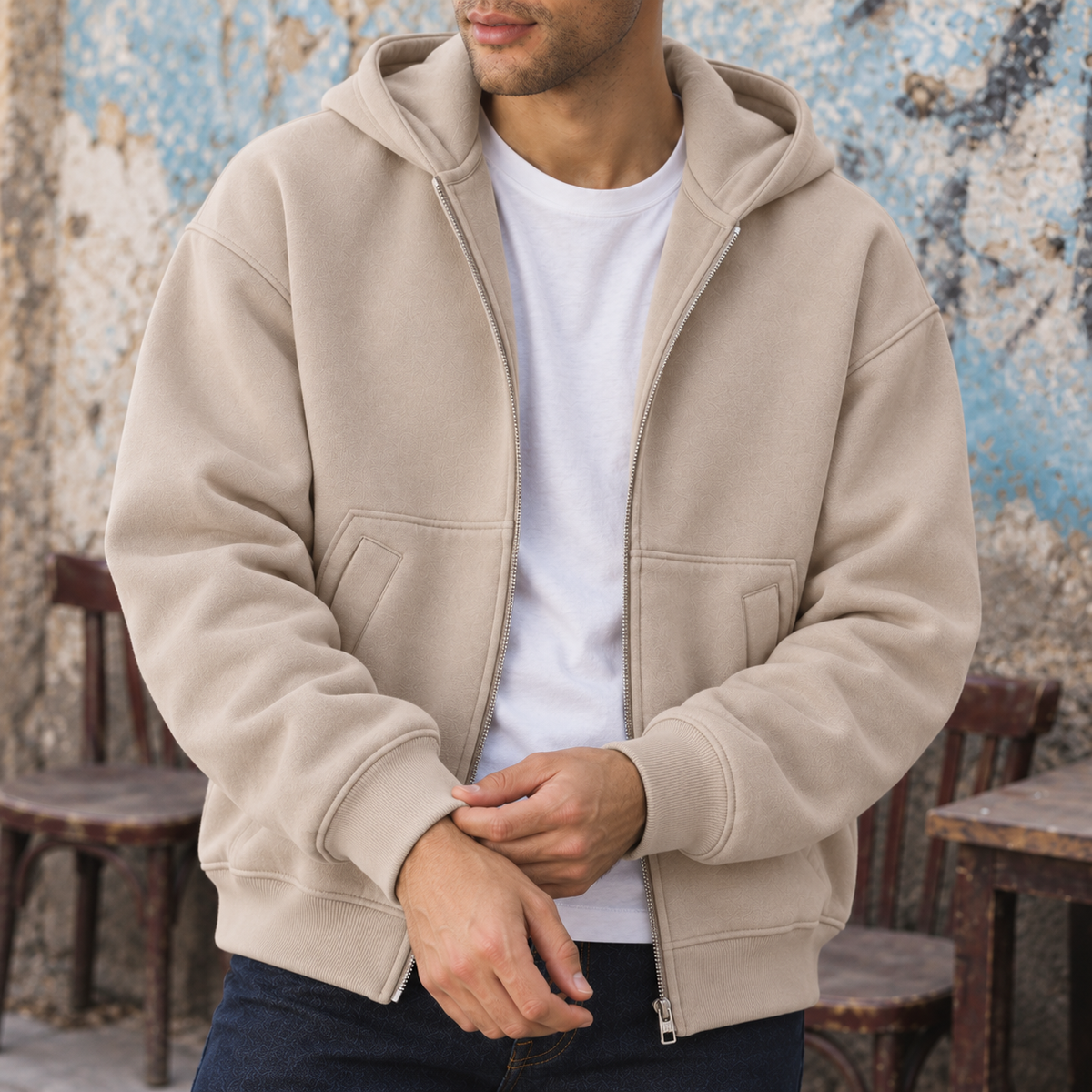 The Essential Zip Hoodie.