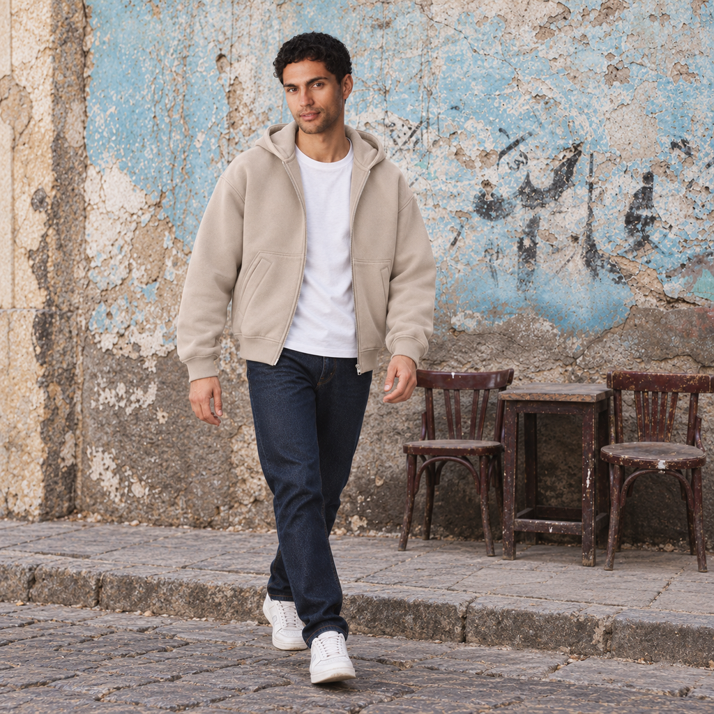The Essential Zip Hoodie.