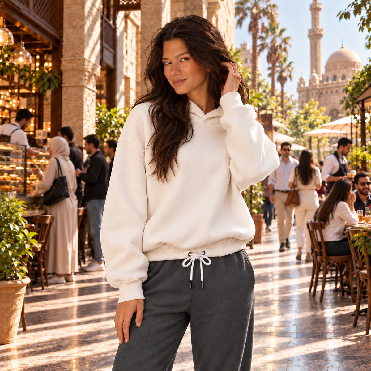 The Drawstring Hoodie.