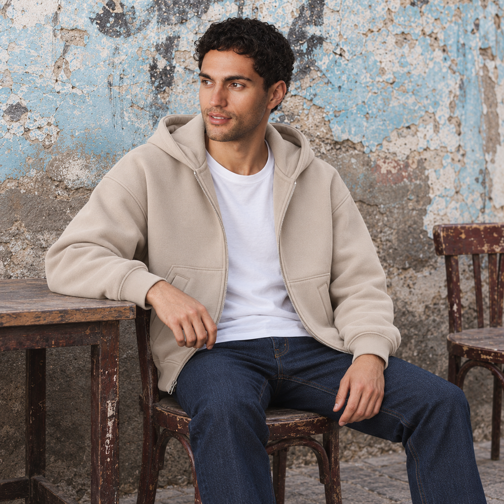 The Essential Zip Hoodie.