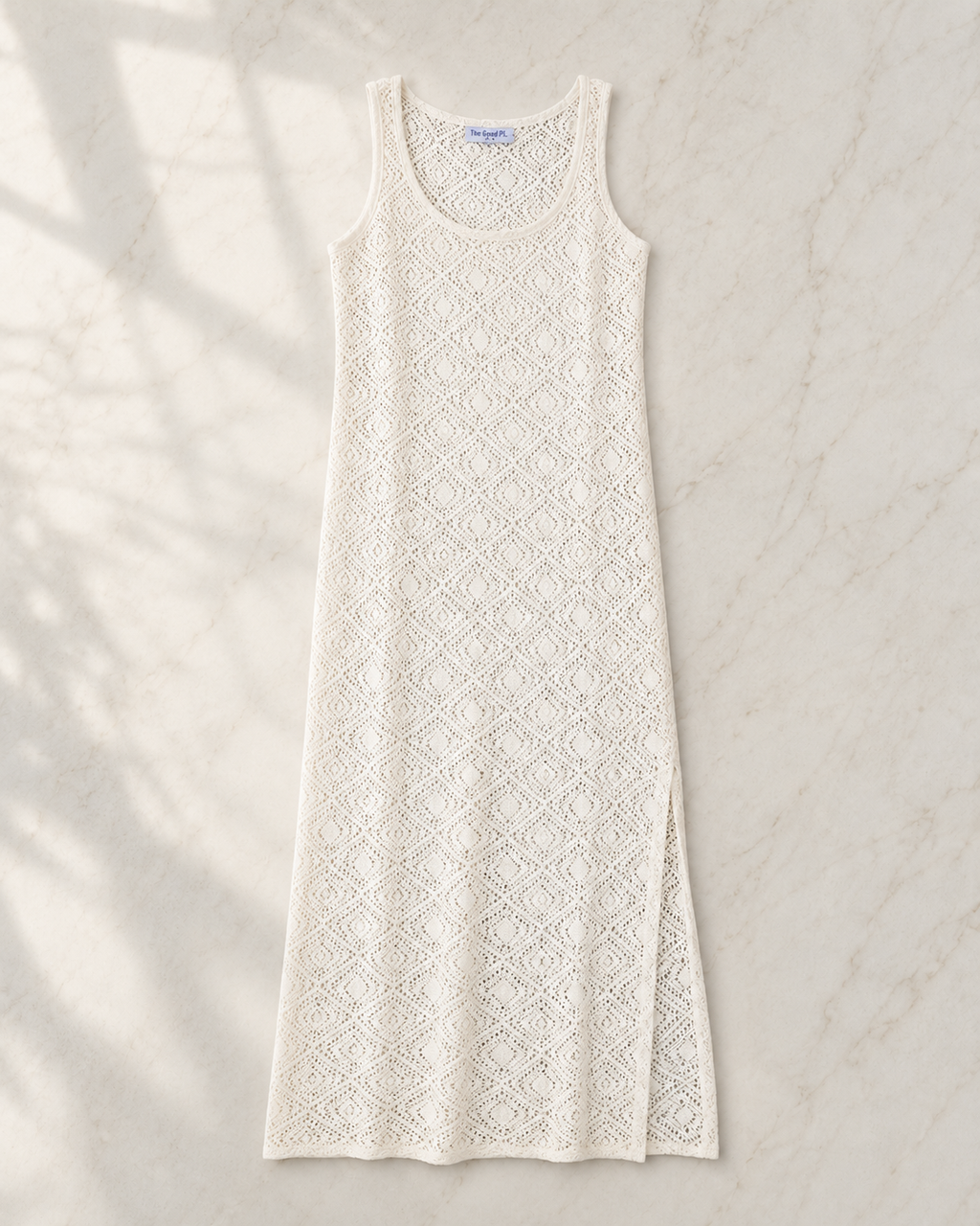 Open-Knit Maxi Dress