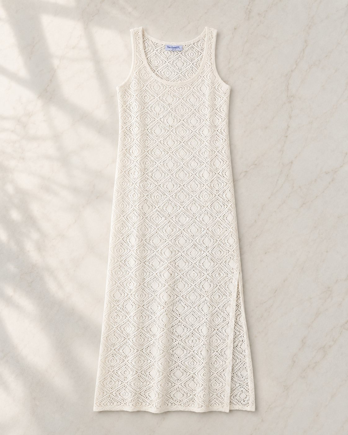 Open-Knit Maxi Dress