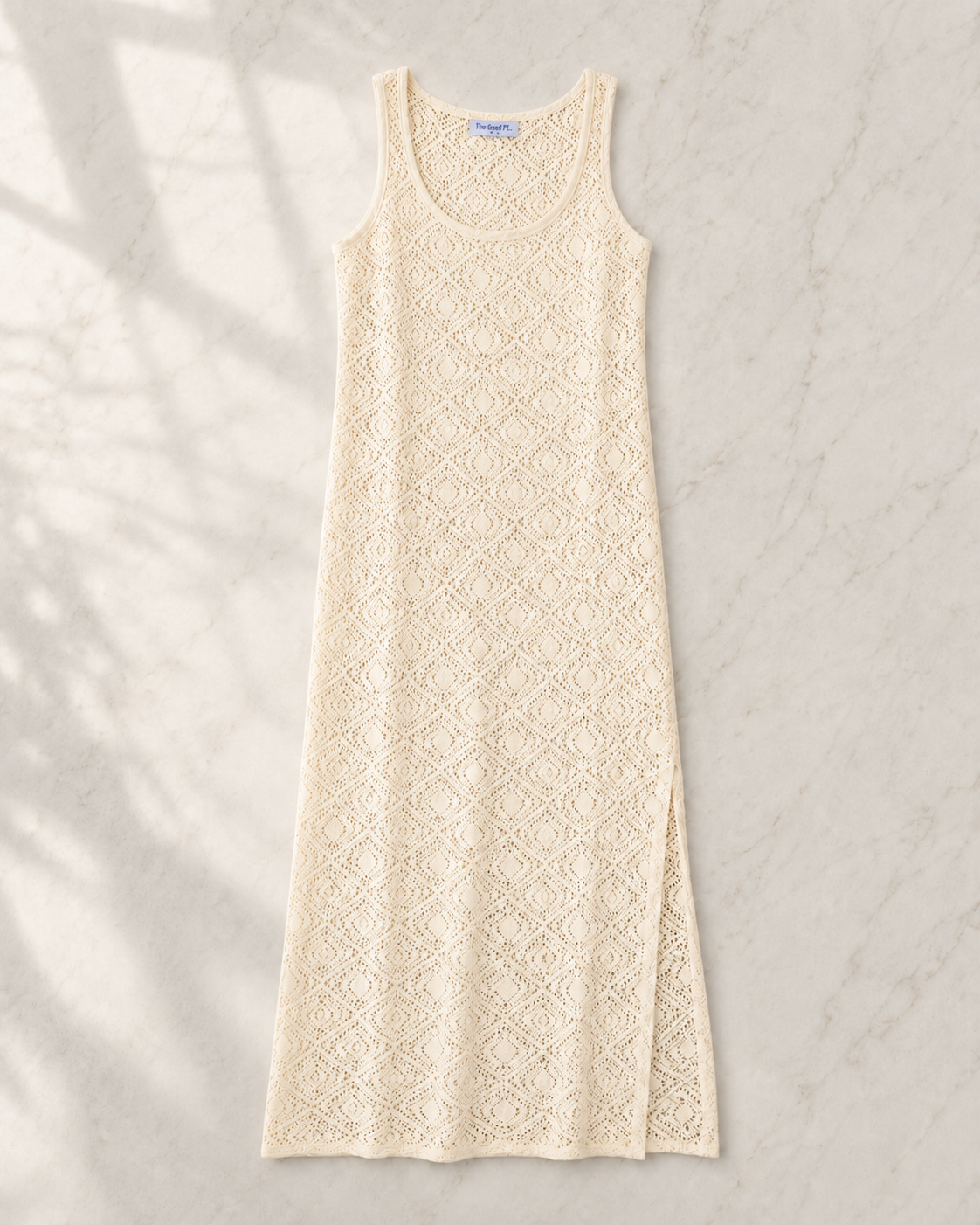 Open-Knit Maxi Dress