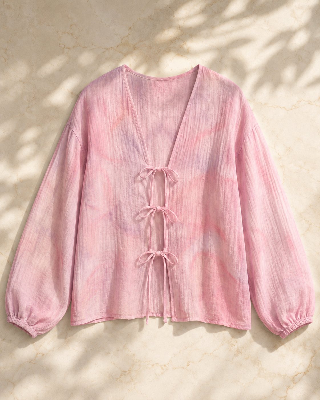 Ribbon Tie Blouse.