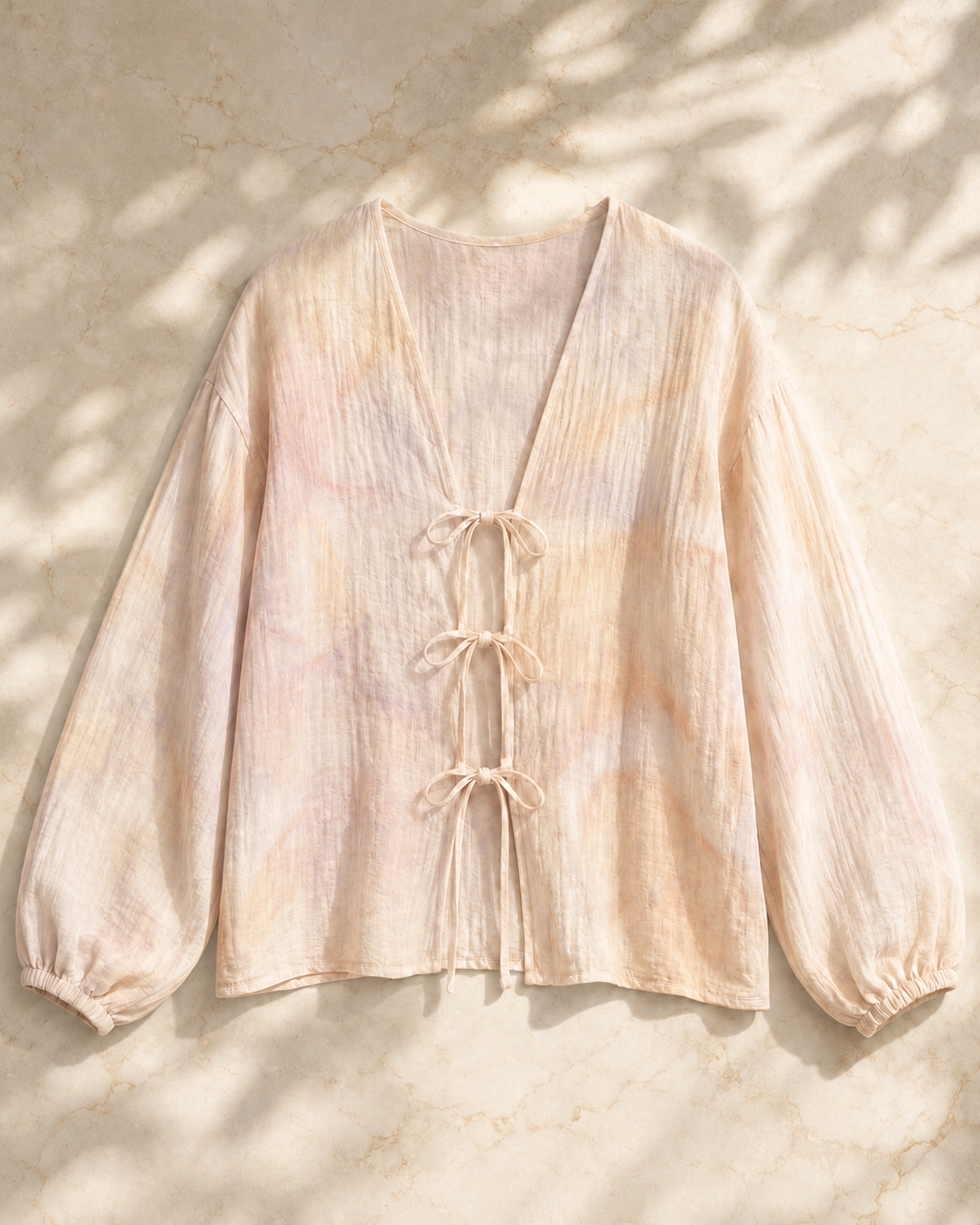 Ribbon Tie Blouse.