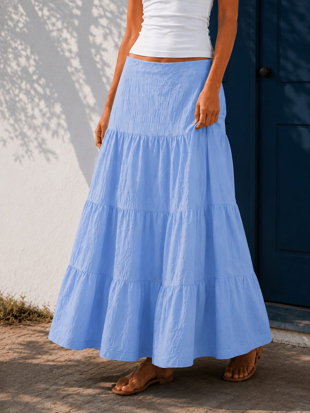 Layered Maxi Skirt.