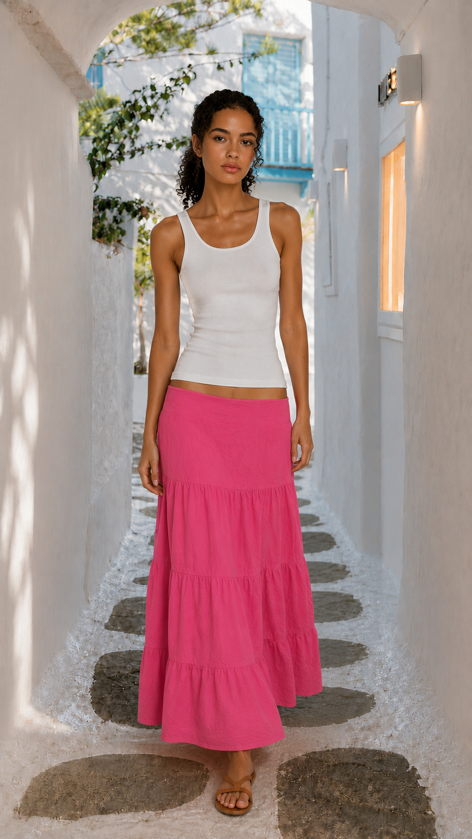 Layered Maxi Skirt.