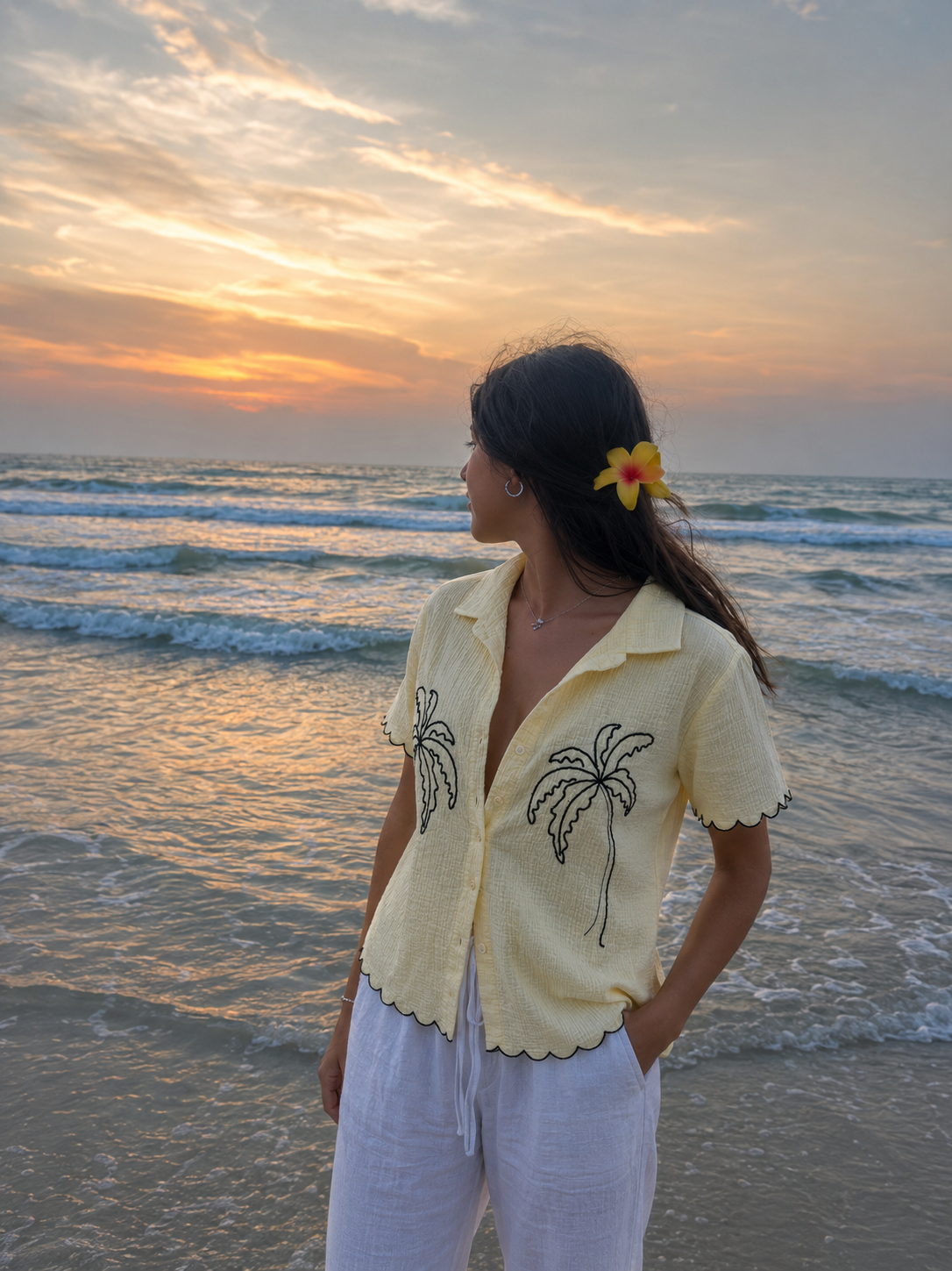 Palm Outline Shirt.