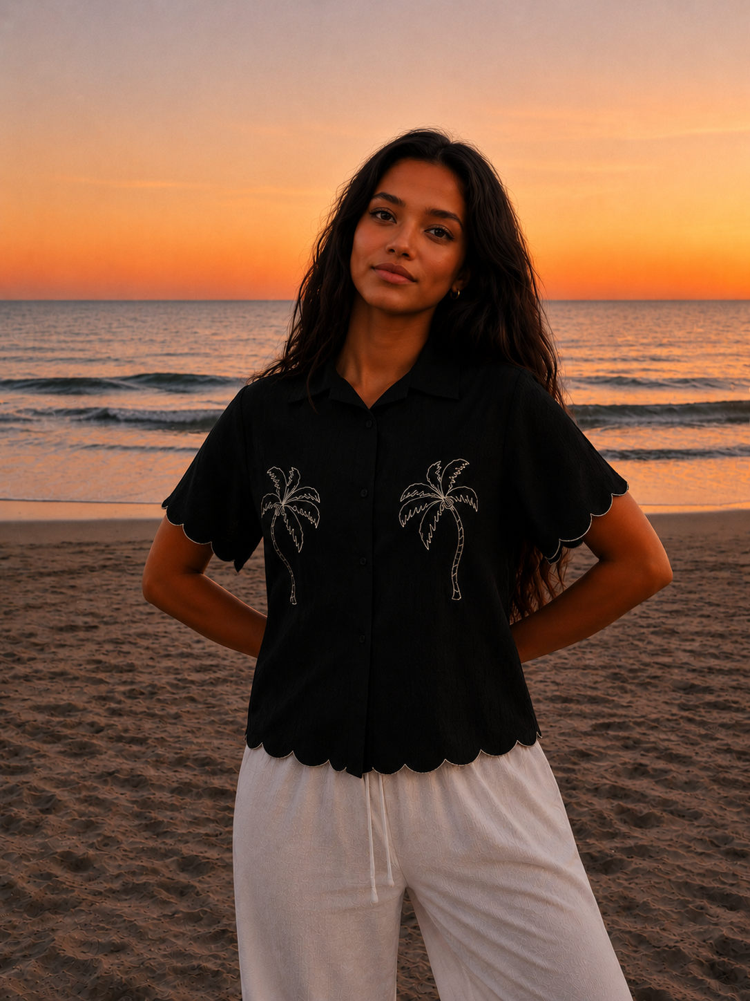 Palm Outline Shirt.
