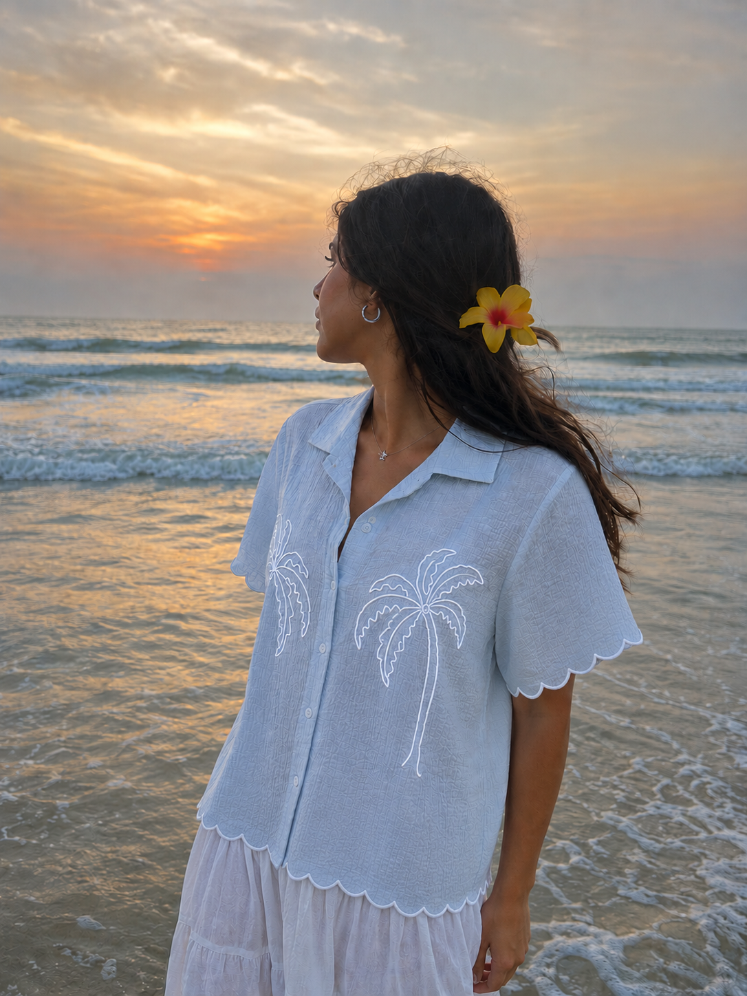 Palm Outline Shirt.