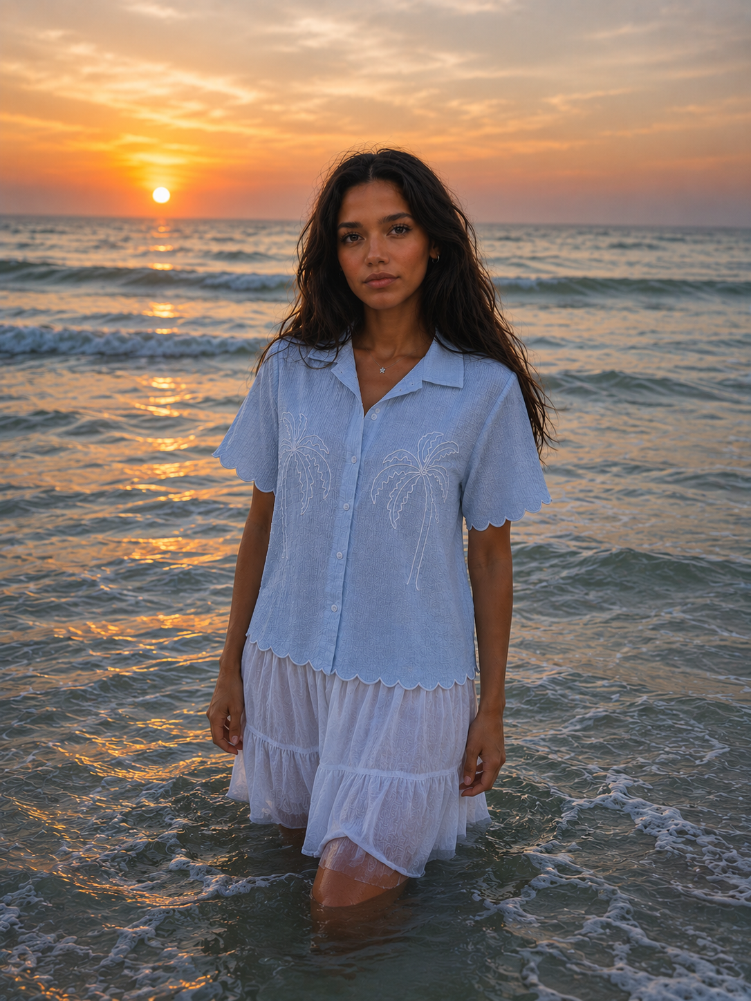 Palm Outline Shirt.