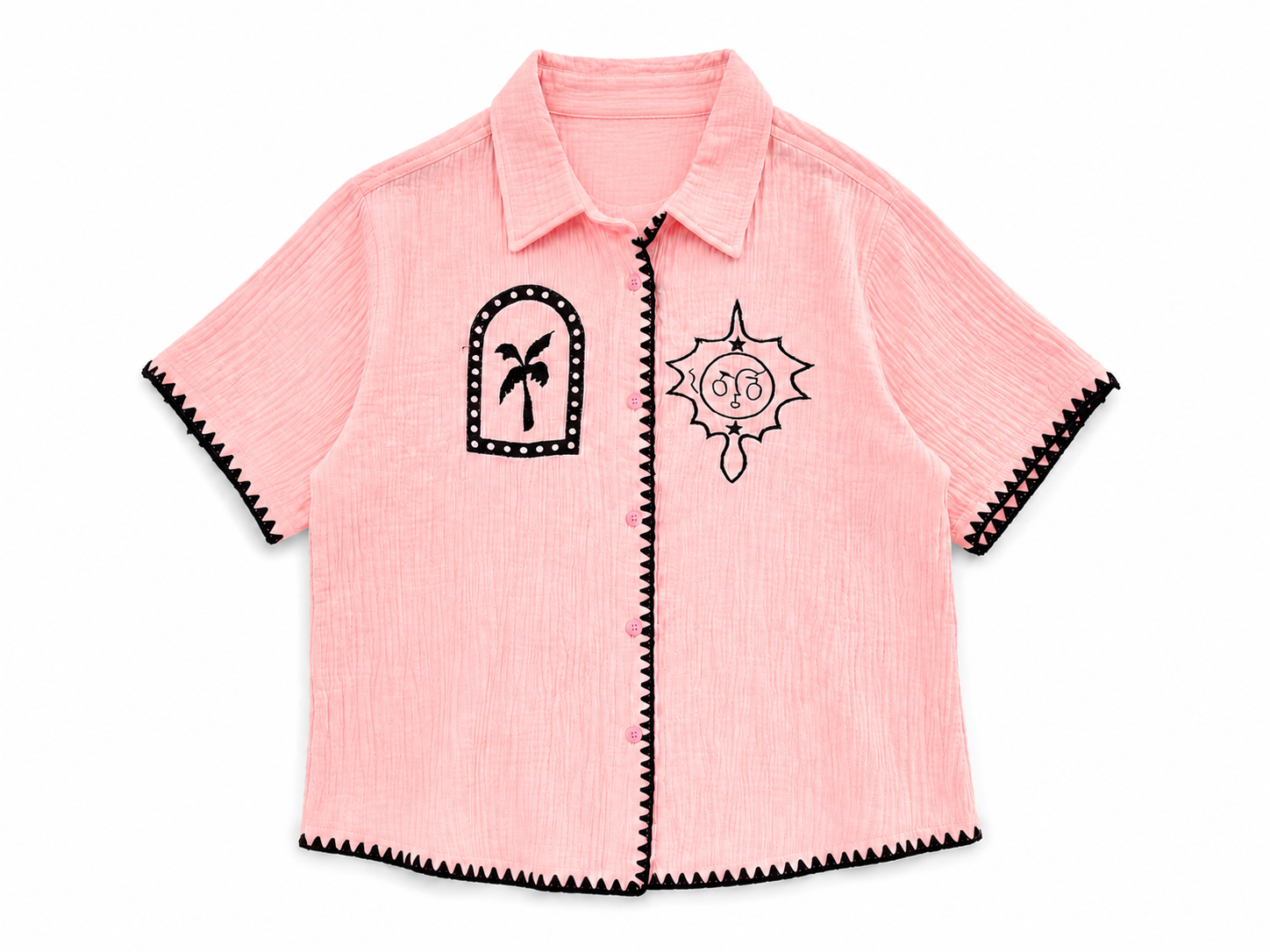 Coastal Embroidered Shirt.