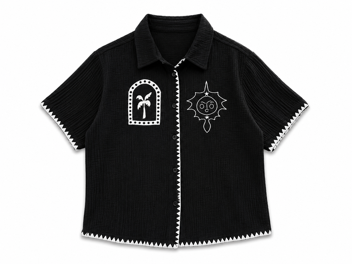 Coastal Embroidered Shirt.