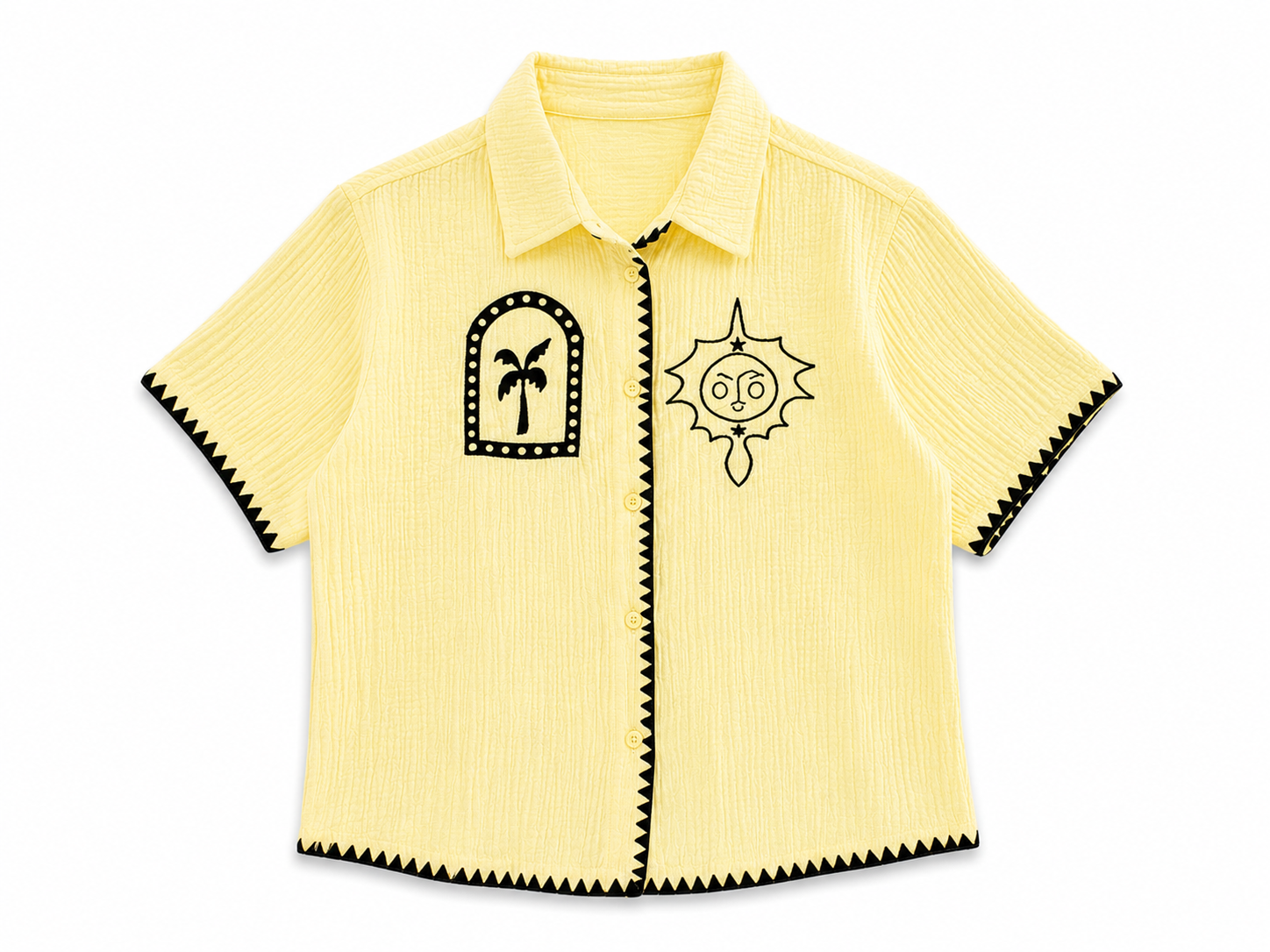 Coastal Embroidered Shirt.