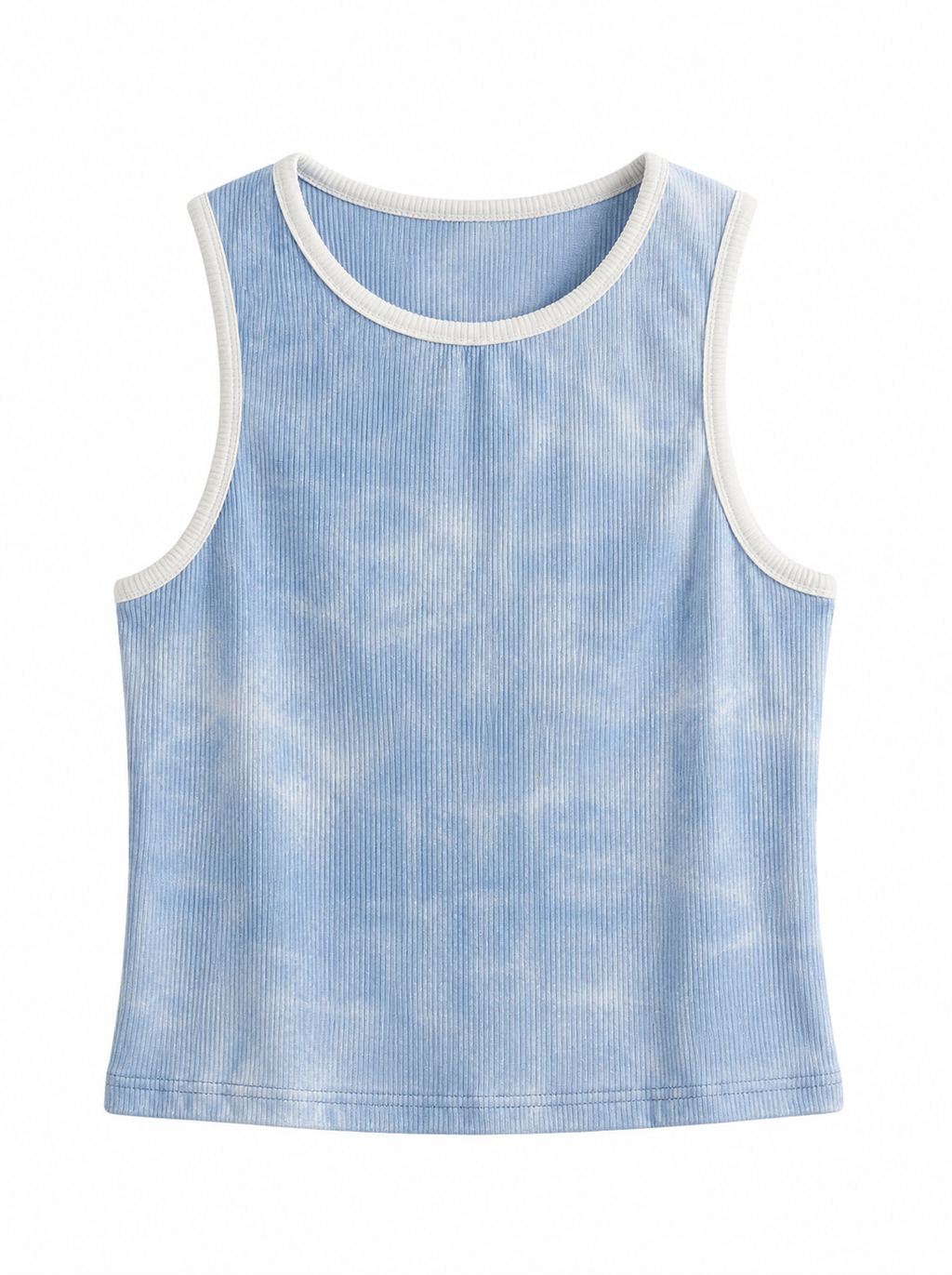 Stonewashed Ribbed Top.