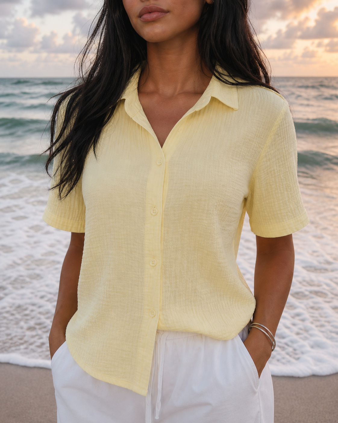 Cotton Relaxed Shirt.
