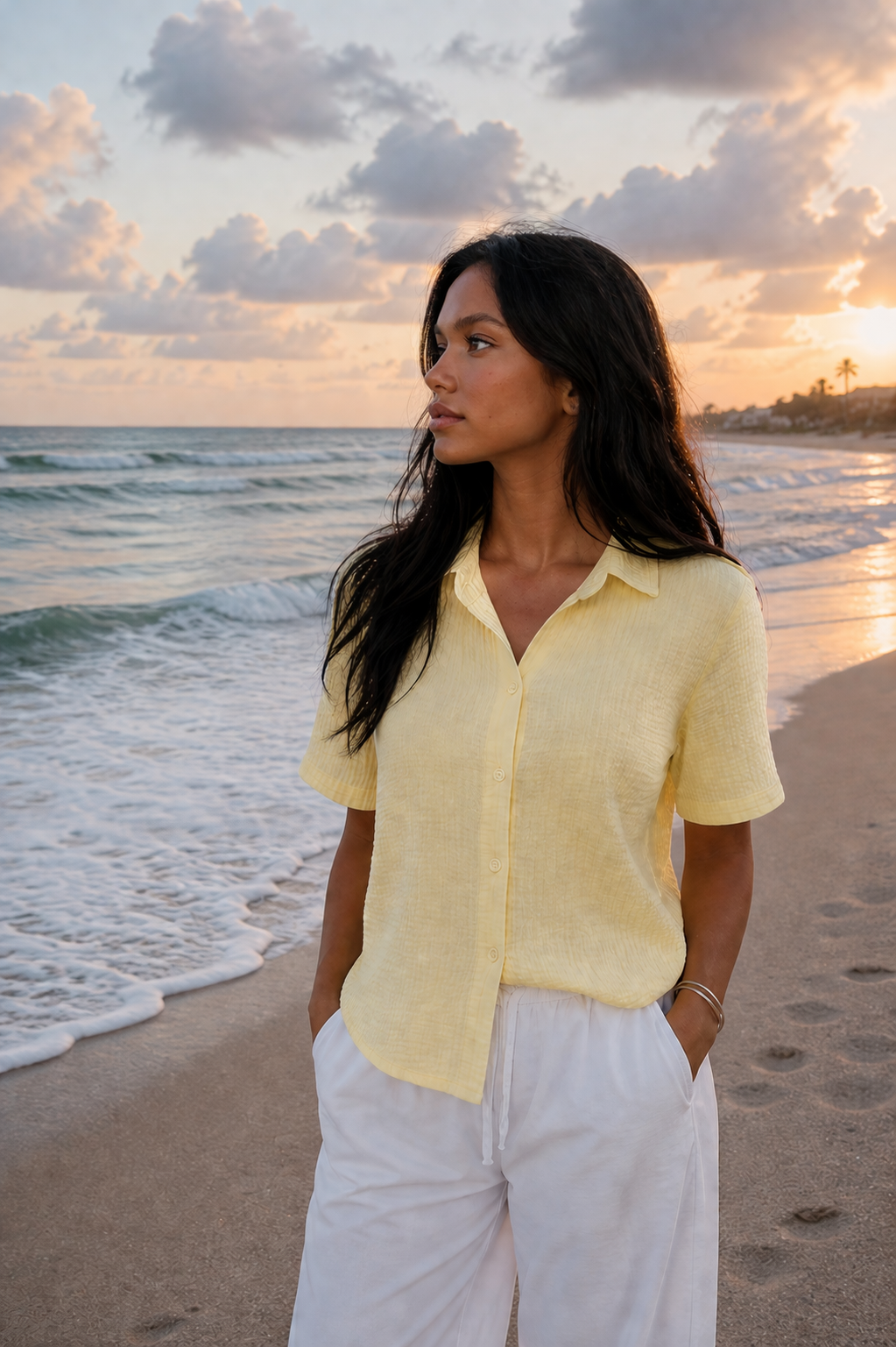 Cotton Relaxed Shirt.