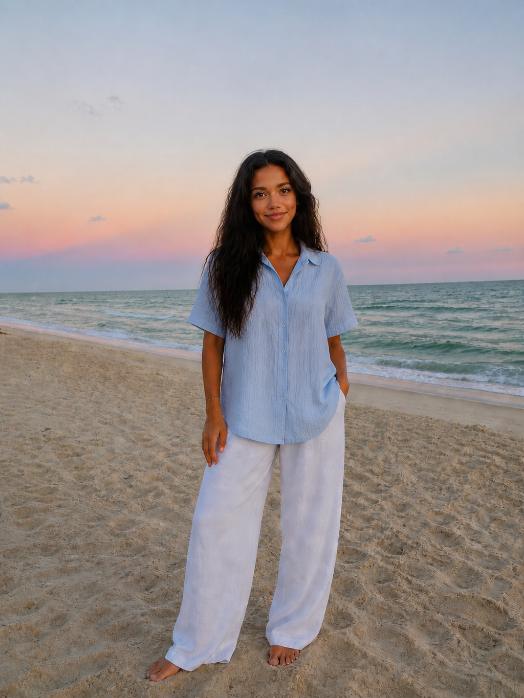 Cotton Relaxed Shirt.