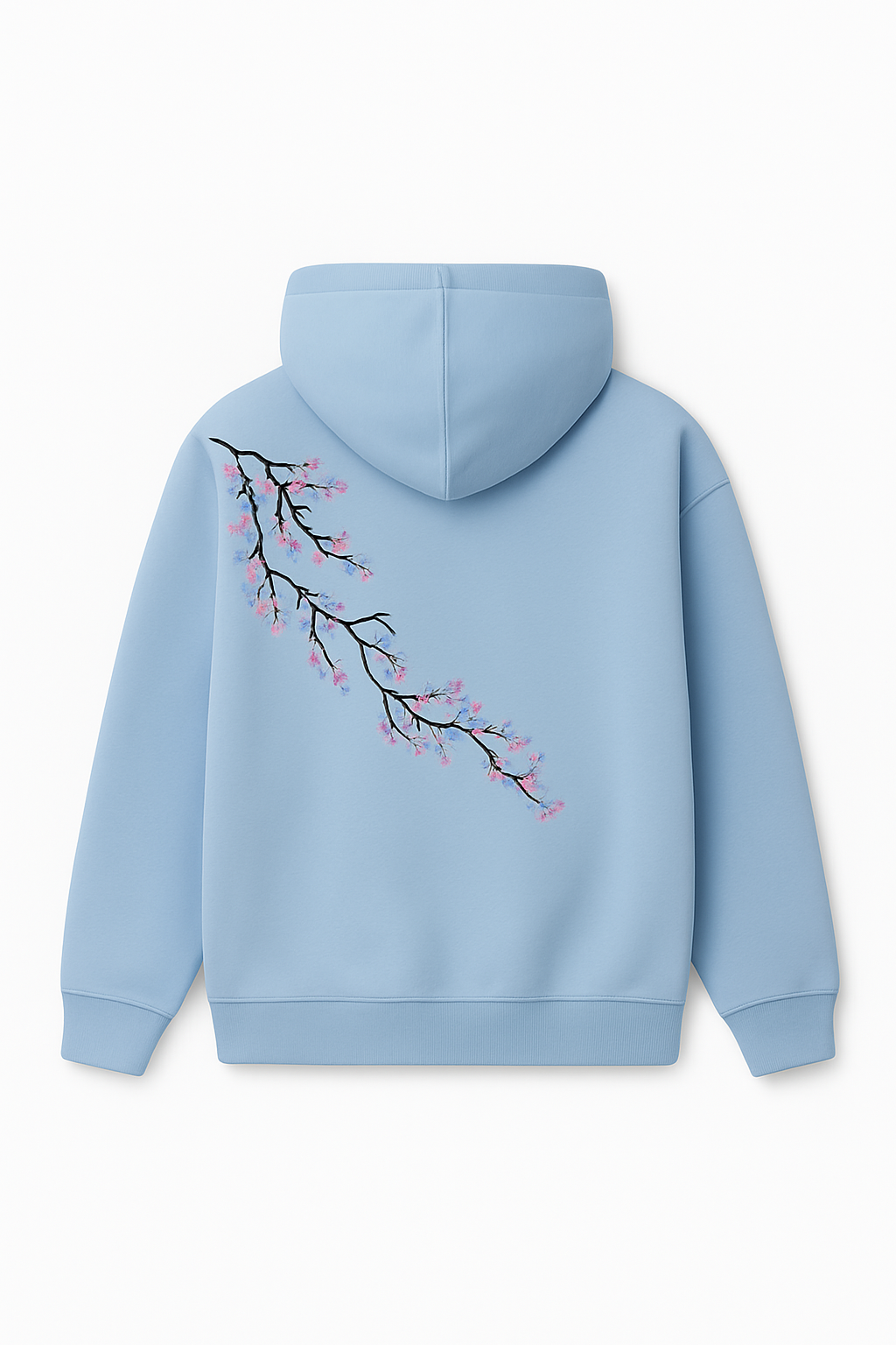 Sakura Embroidered Hoodie.