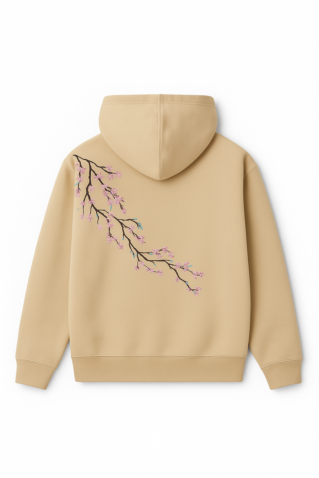 Sakura Embroidered Hoodie.