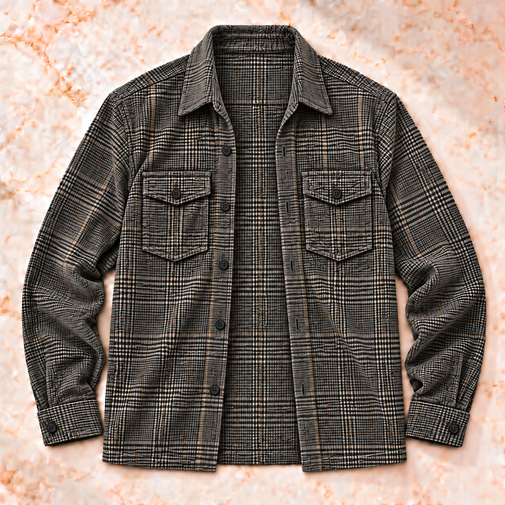 The Checked Overshirt.