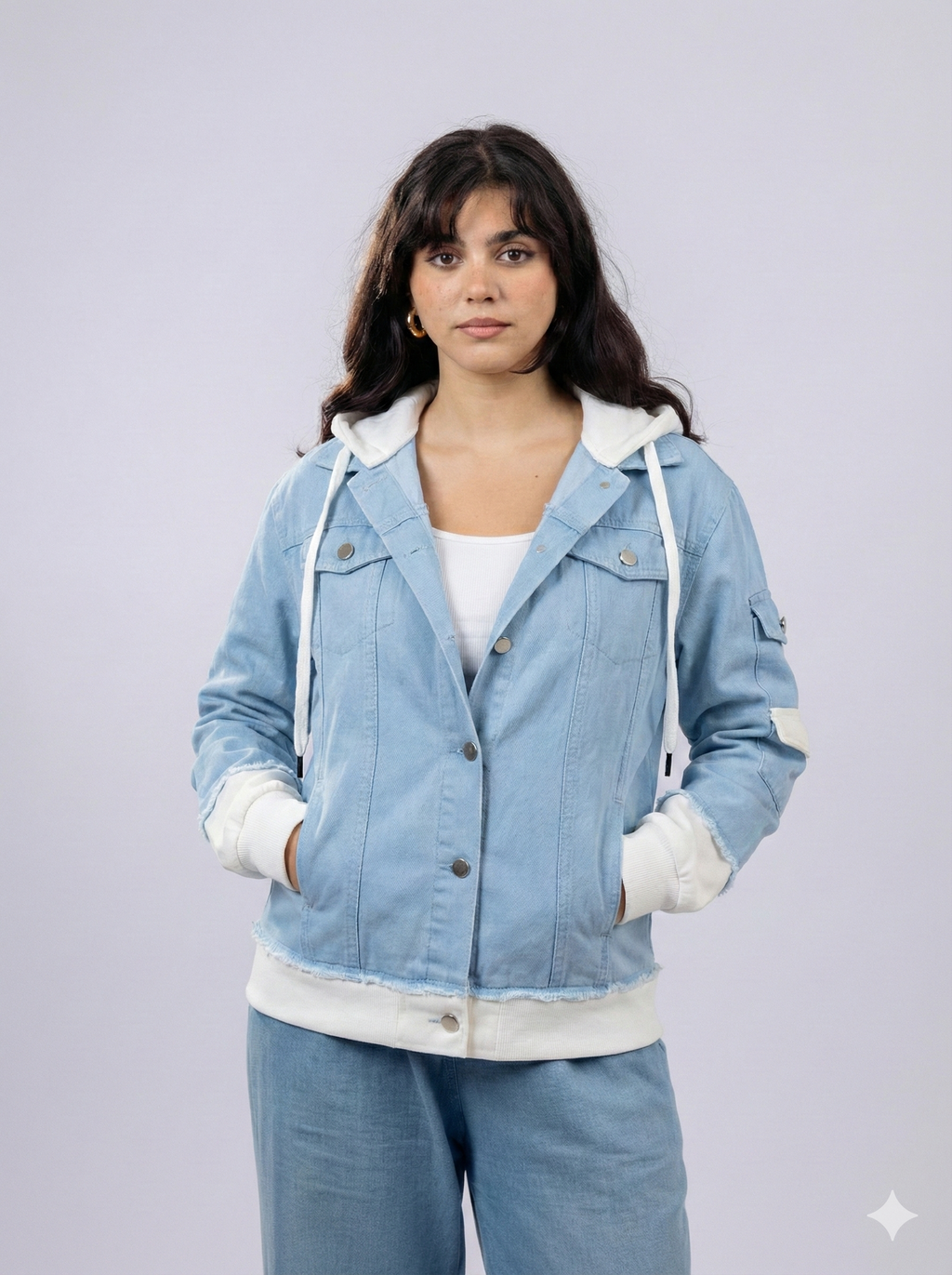 The Dual-Tone Hoodie Jacket.