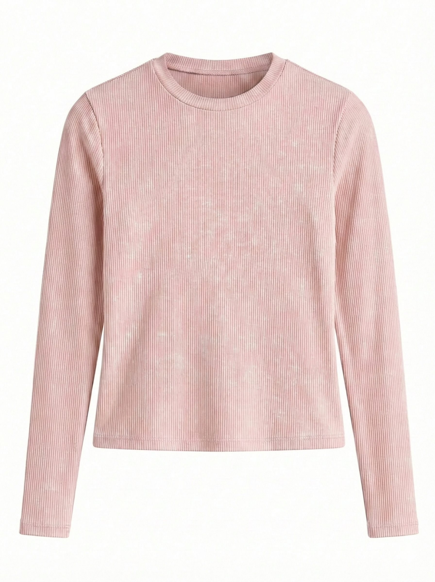 Long Sleeve Ribbed Top.