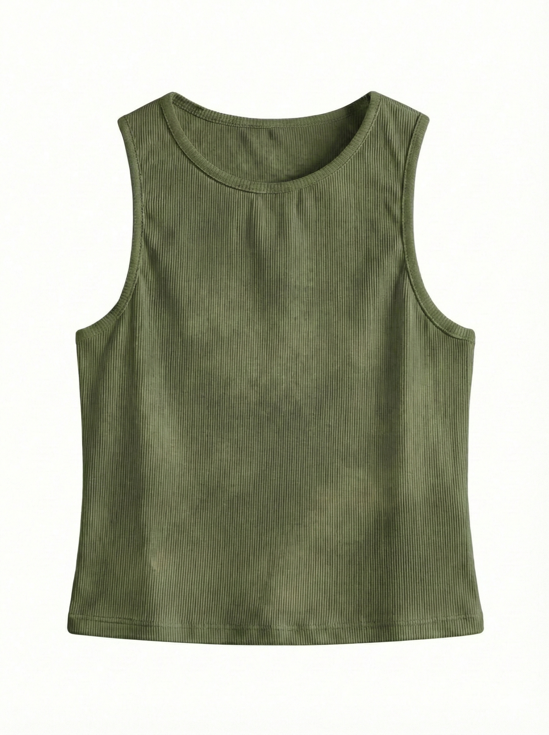 Ribbed Tank Top.