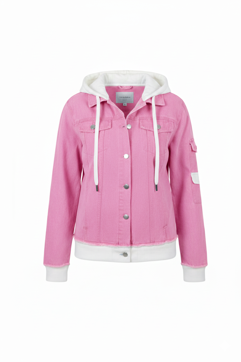 The Dual-Tone Hoodie Jacket.