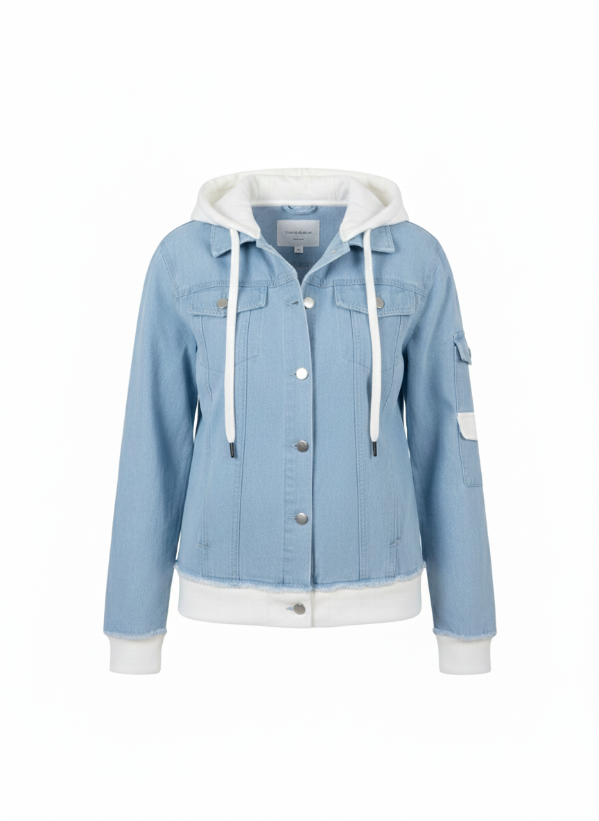 The Dual-Tone Hoodie Jacket.