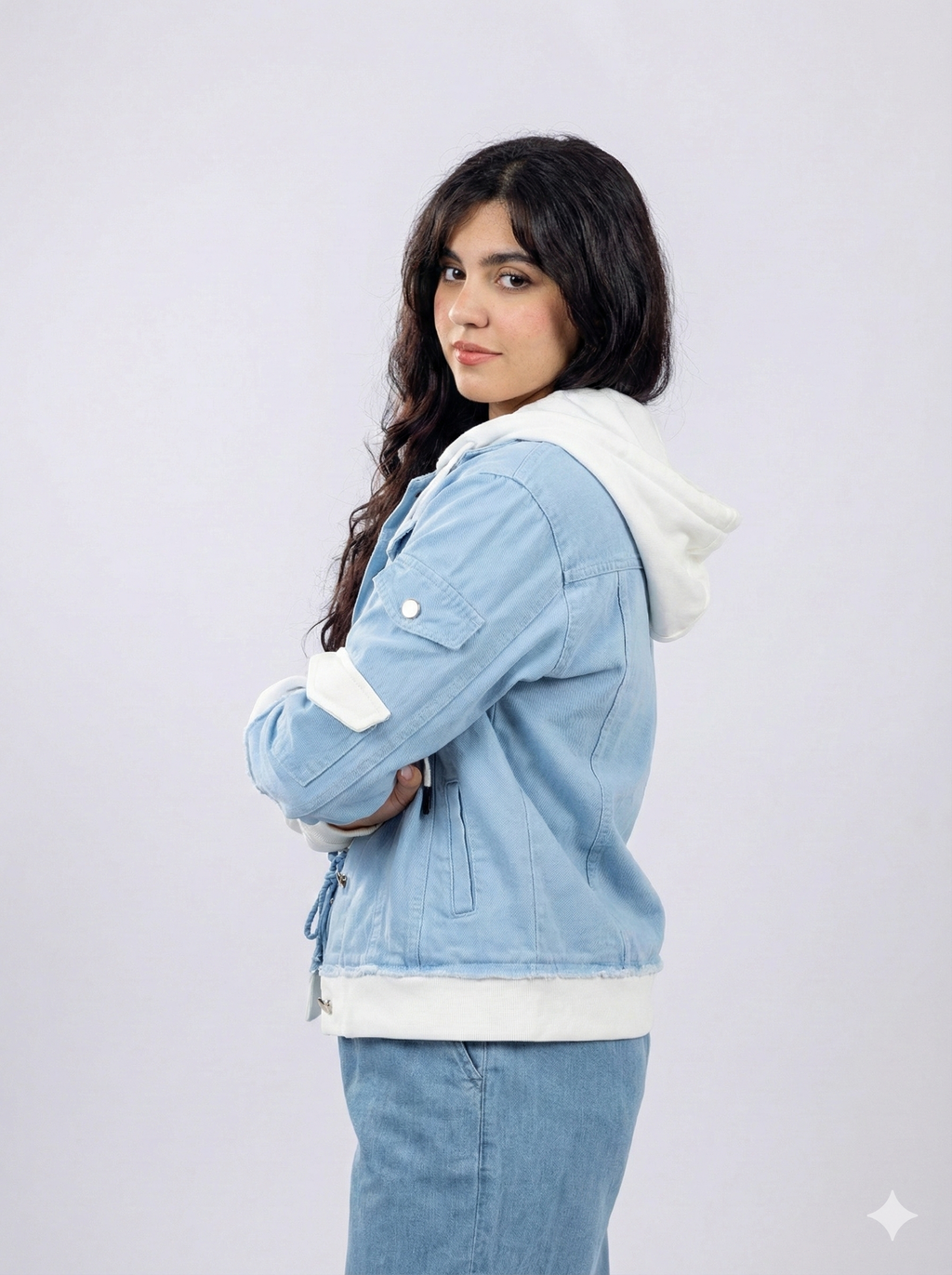 The Dual-Tone Hoodie Jacket.