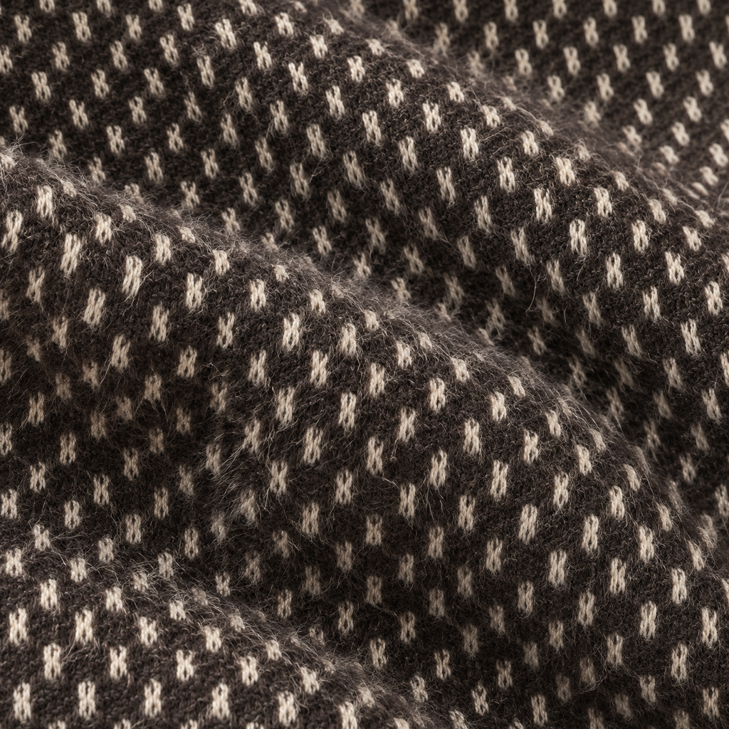 Mohair Triquot Cardigan.