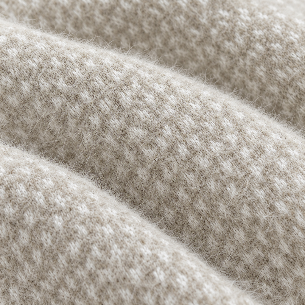 Mohair Triquot Cardigan.
