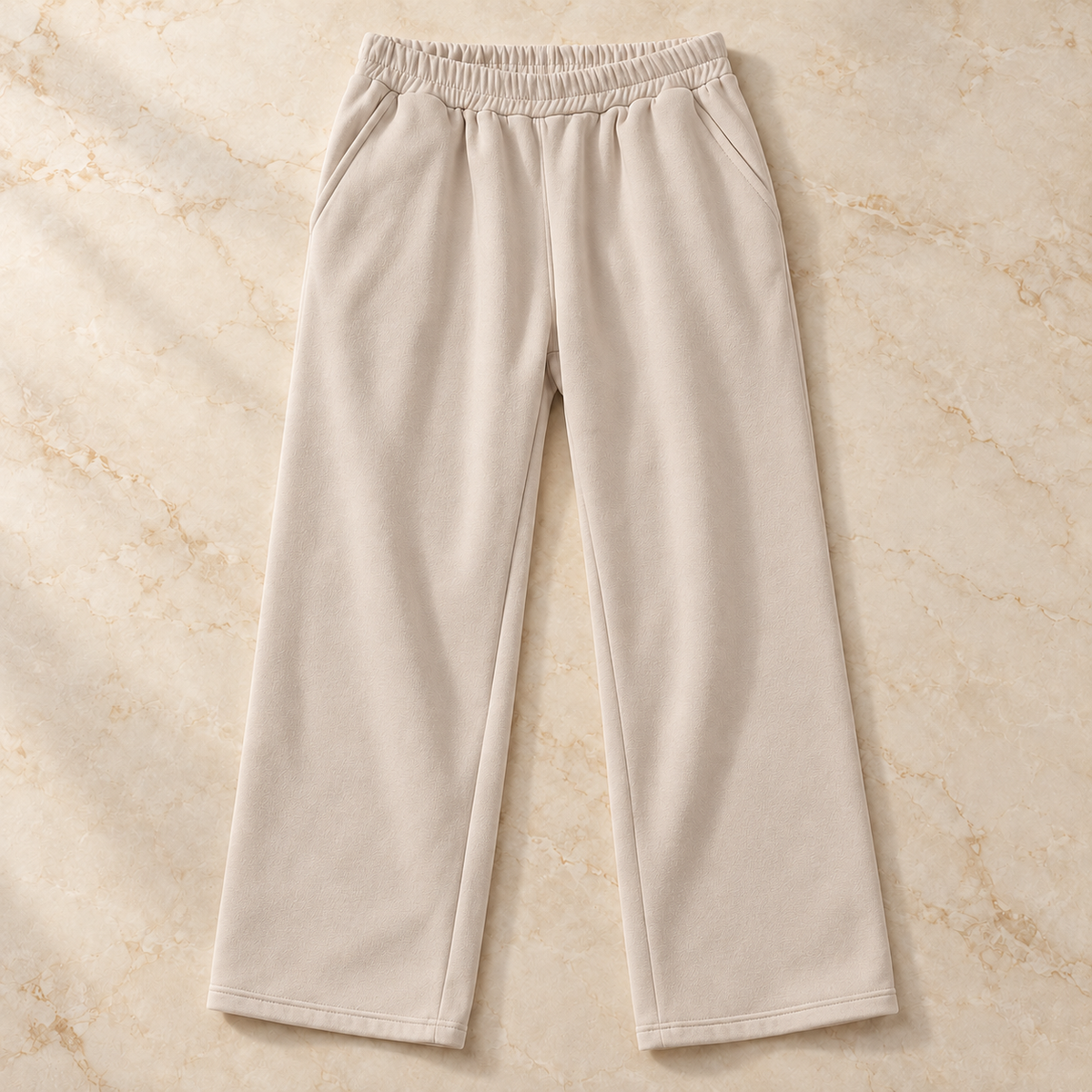 Wide-Leg Sweatpants.