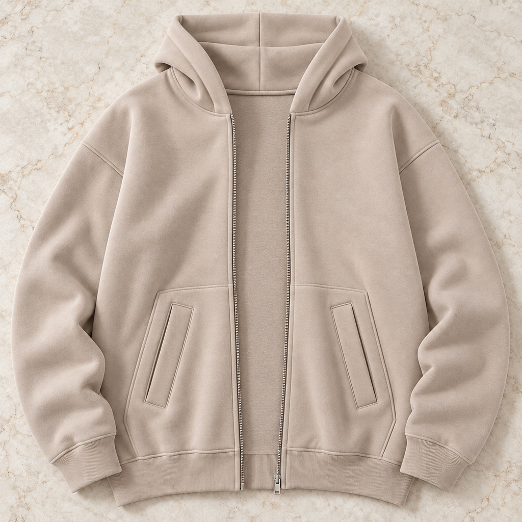 The Essential Zip Hoodie.