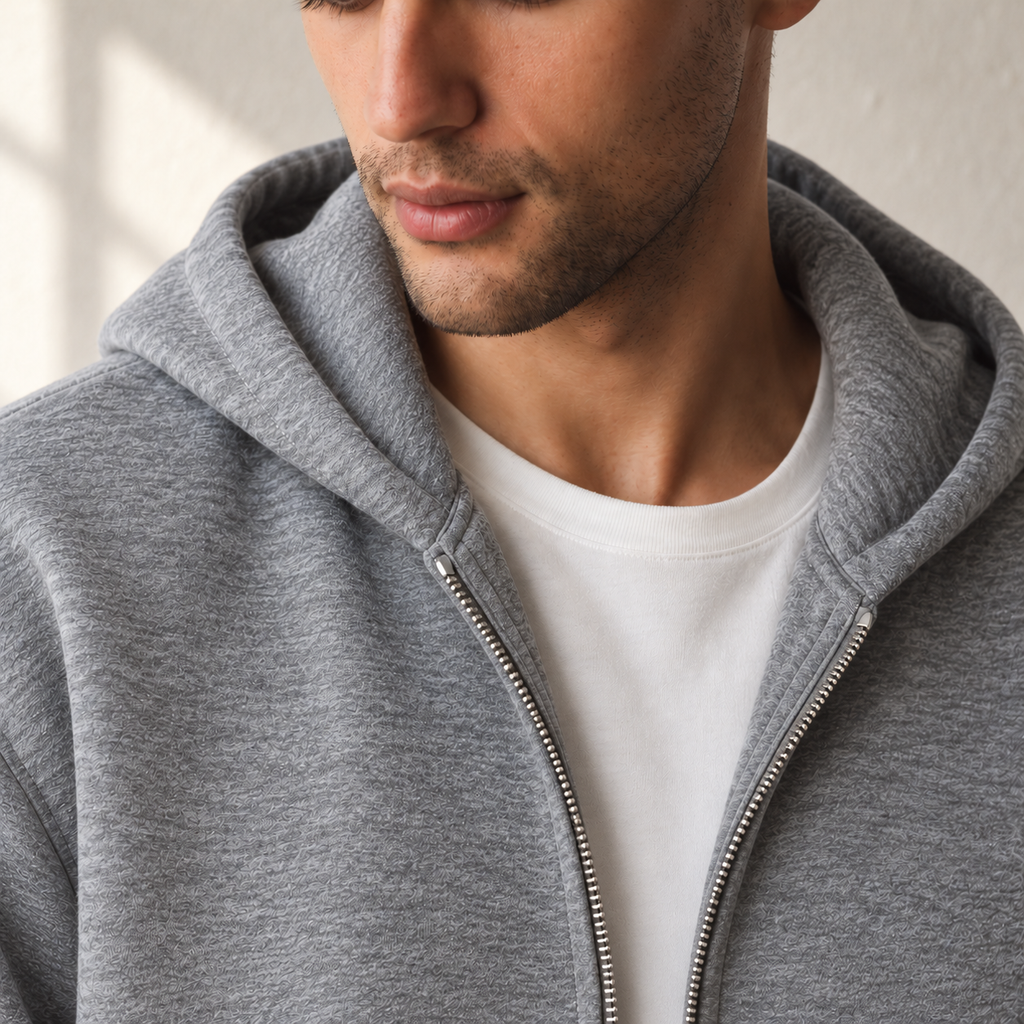 The Essential Zip Hoodie.