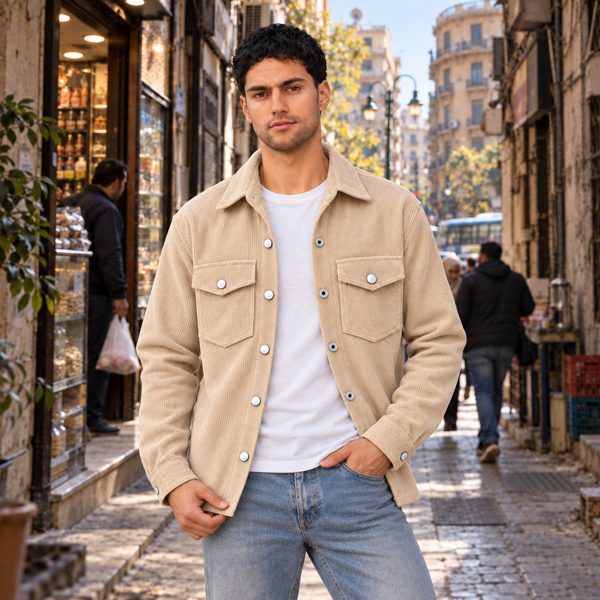 The Corduroy Overshirt.