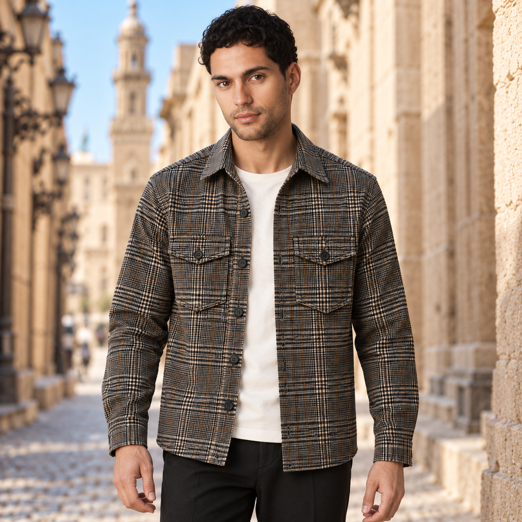 The Checked Overshirt.