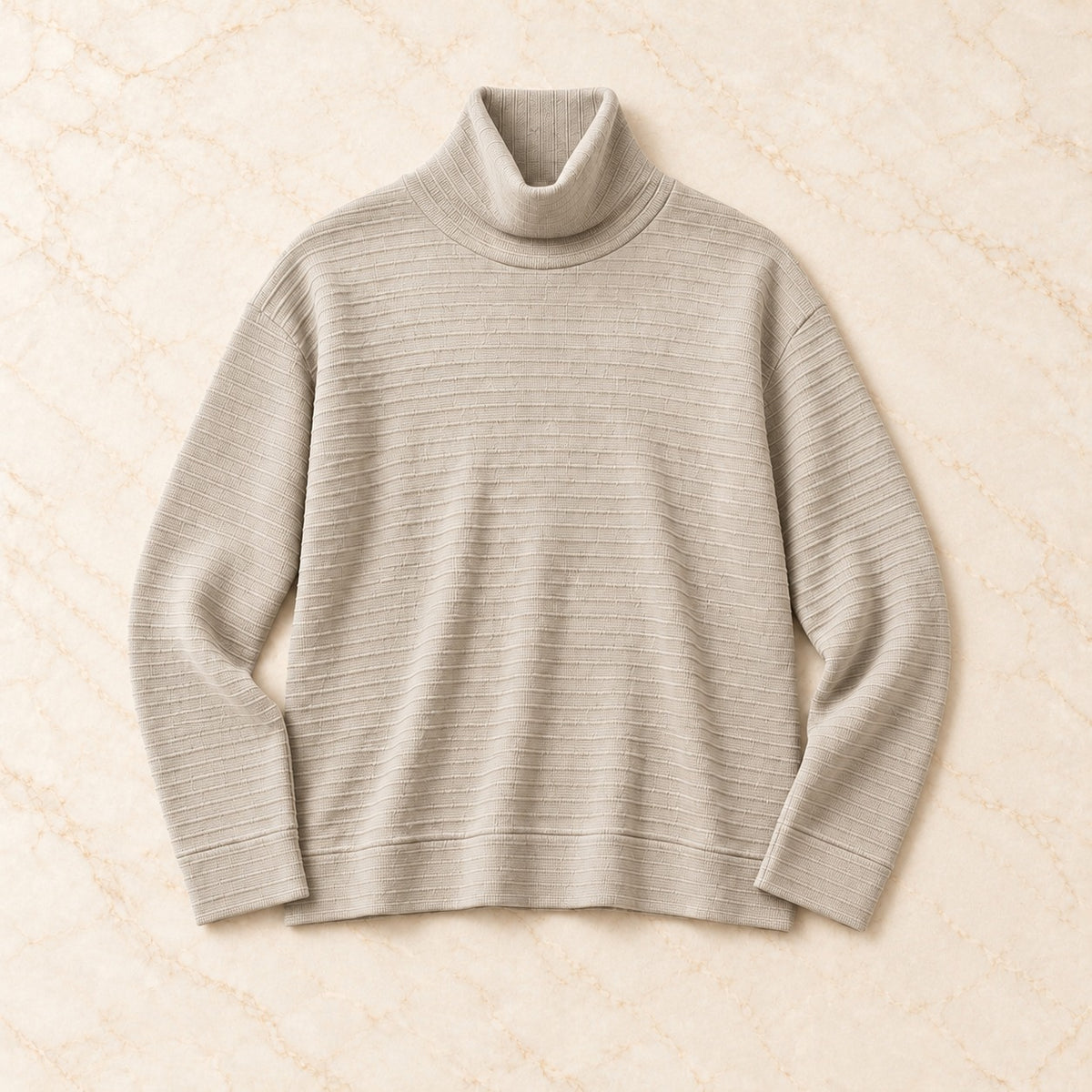 The Ribbed Turtleneck.