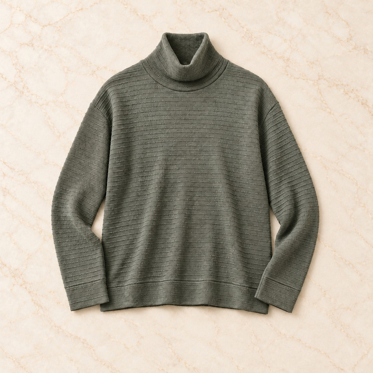The Ribbed Turtleneck.