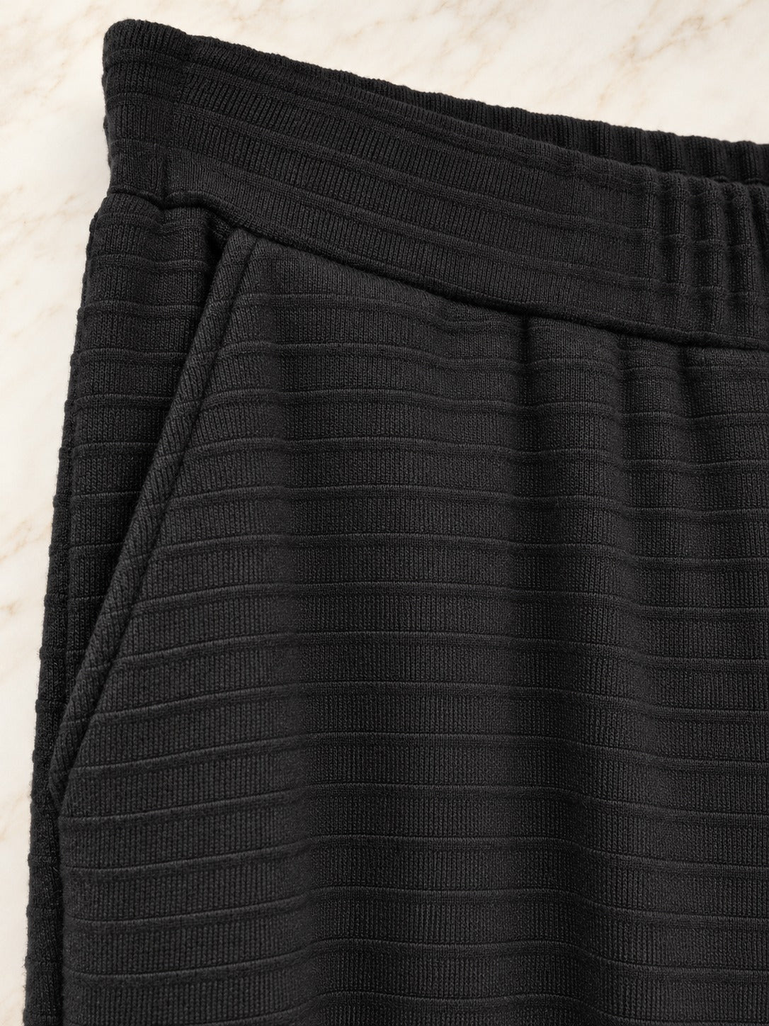 The Ribbed Straight-Leg Pants.