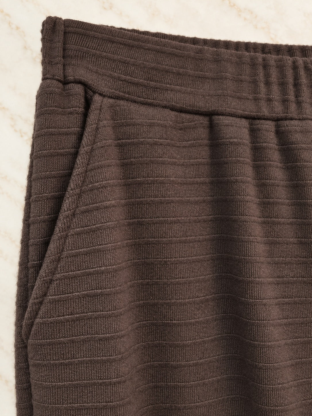 The Ribbed Straight-Leg Pants.