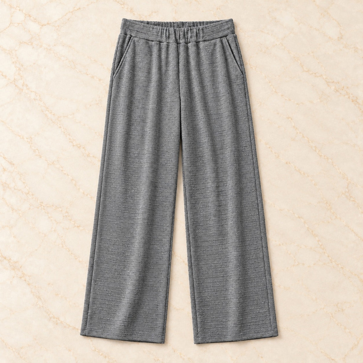 The Ribbed Straight-Leg Pants.