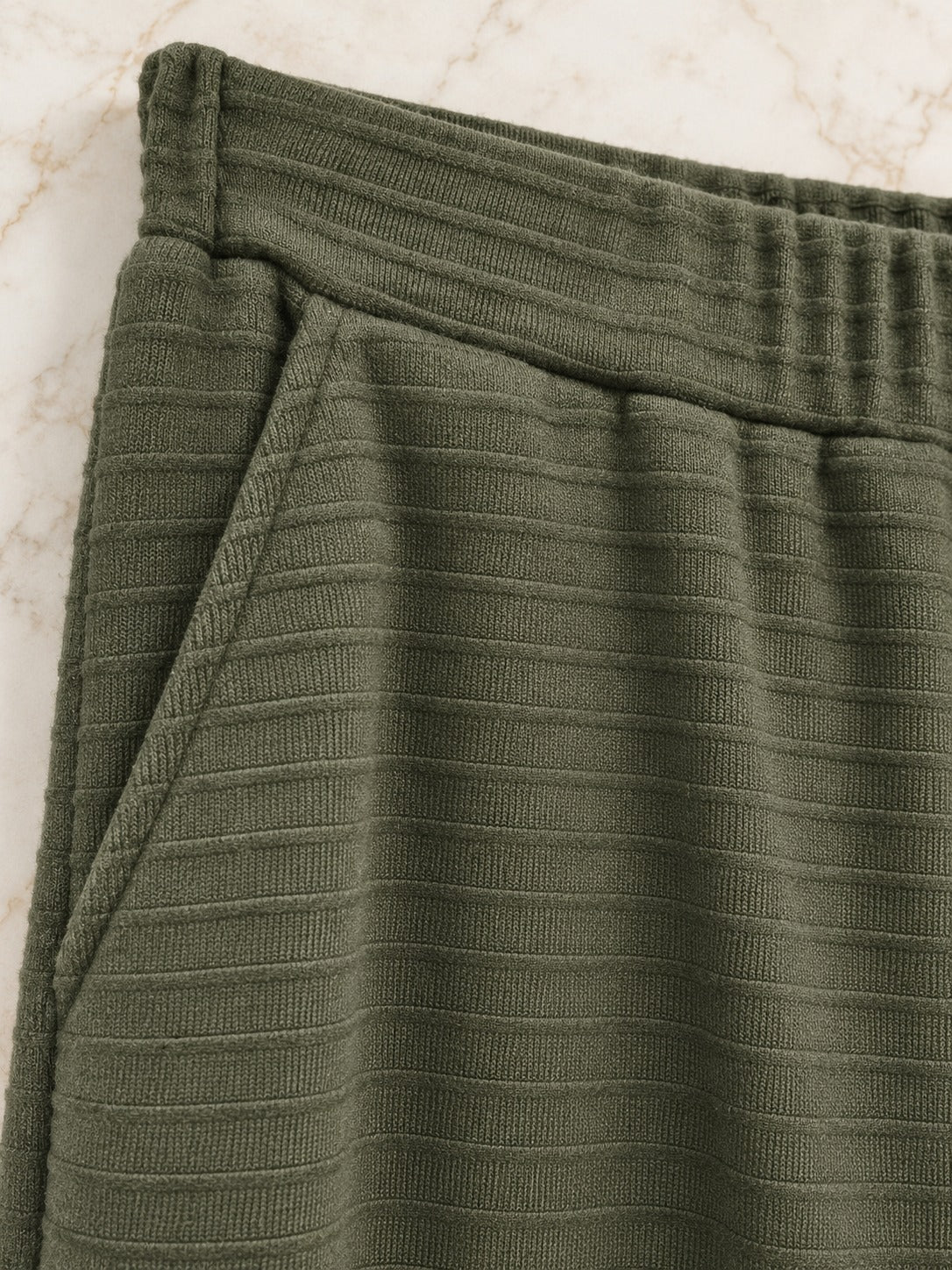 The Ribbed Straight-Leg Pants.