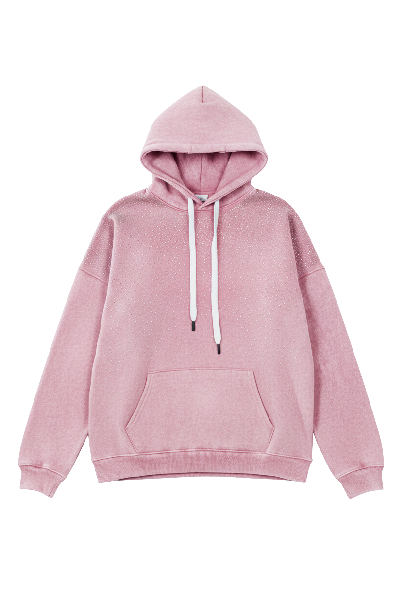 Stonewashed Hoodie with a Twist.